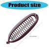 NonSlip Banana Hair Clip For Women Seamless Design Resin Hairpin For Ponytails Buns And Updos