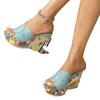 Sexy Keilabsatz 11CM High Heels Damenschuhe Automodell Laufsteg Pole Dance Schuhe Kristallsohle Hausschuhe