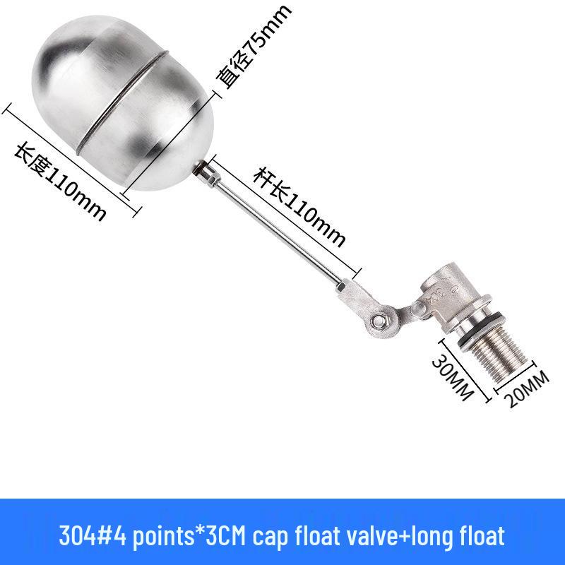 4-punktowa nakrętka ze stali nierdzewnej 304 z powłoką galwaniczną, zawór pływakowy – odporna na wysoką temperaturę, wrzącą wodę, kwasy i zasady