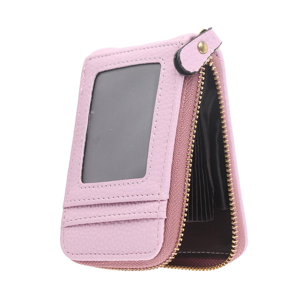 Kreditkartenetui mit Reißverschluss Modisches Mini-Tragbares Antimagnetisches ID-Kartenhalter-Portemonnaie