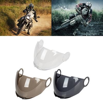 Viseira de capacete de motocicleta, lente de proteção, meia proteção facial para MT VIALE SV MT-V-26B, viseiras de lente de reposição de capacete