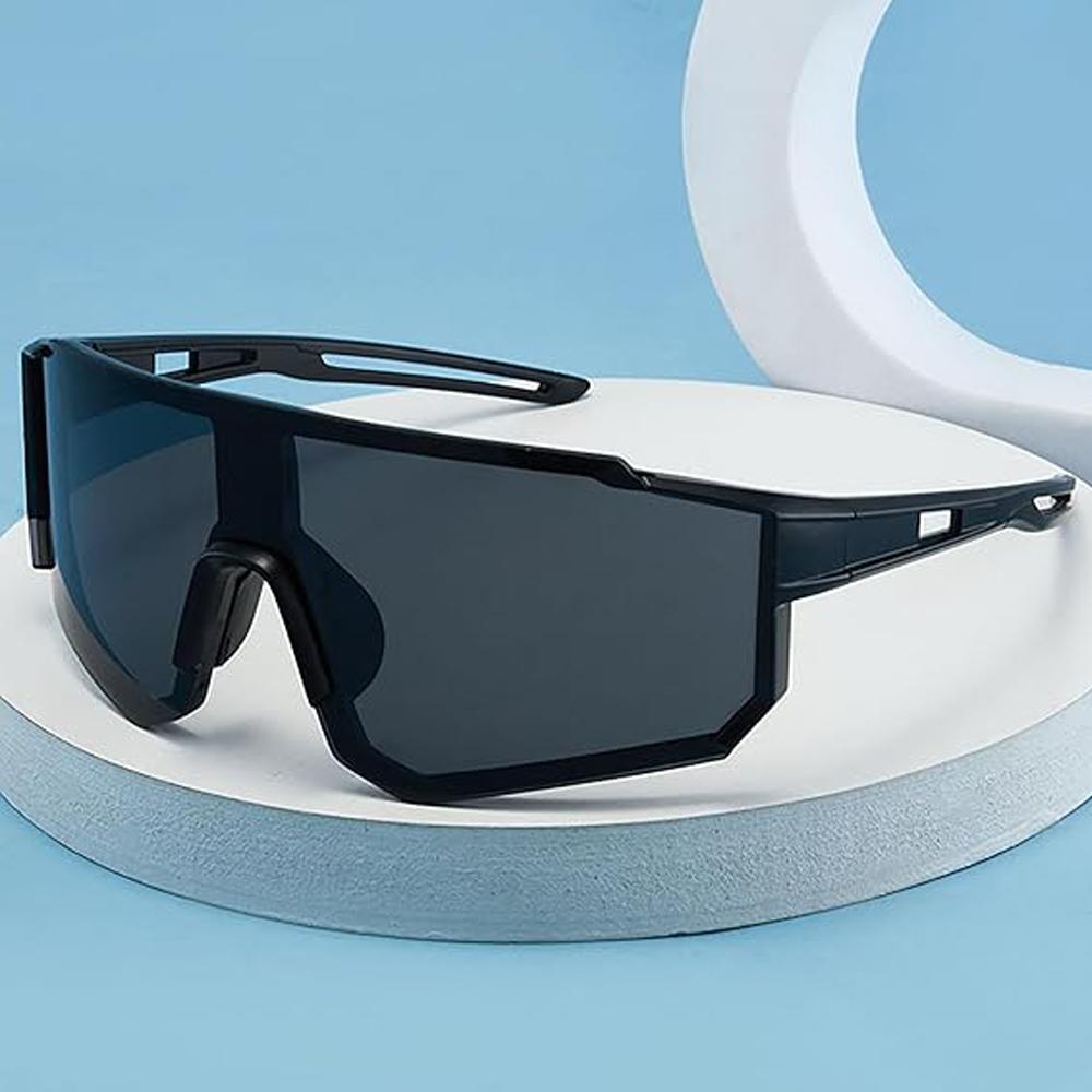 YEZIXIN Cycling Sunglasses UV400 Sports Bike Glasses Outdoor Windproof Large Frame Bicycle Eyewear for Men and Women