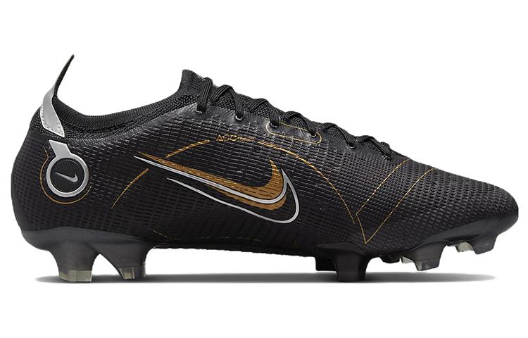 Nike Mercurial Vapor 14 Elite Fg Black Metallic Silver Cave Stone Metallic Gold DJ2837-007