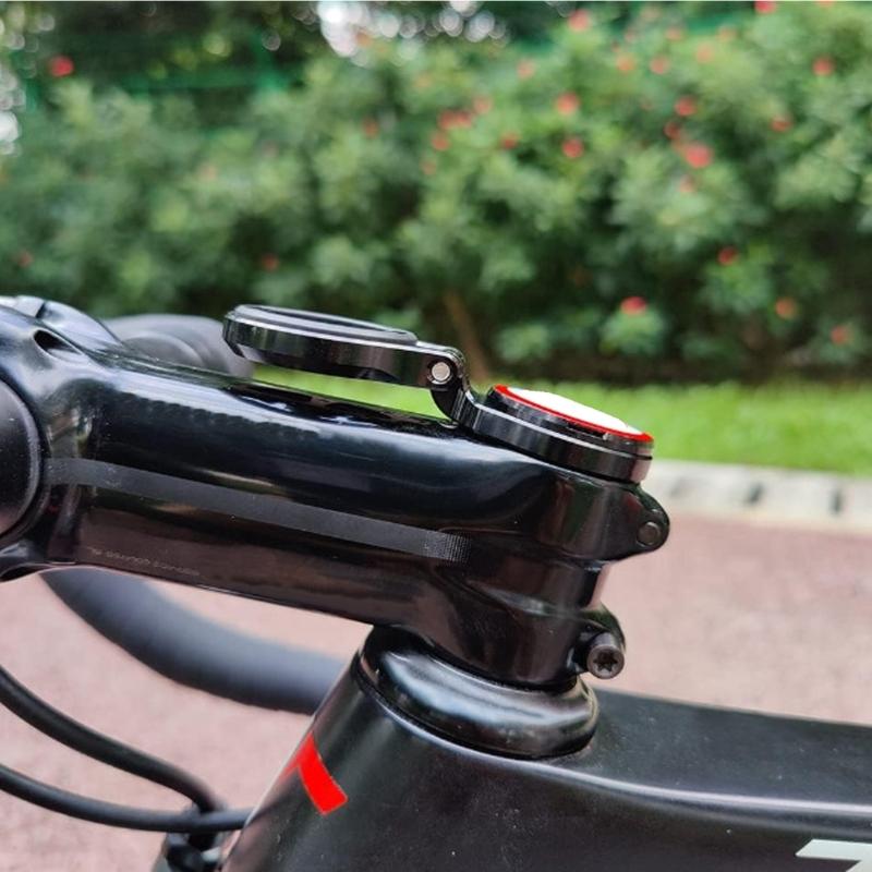 Bicycles Computer Mount Adjustable Holder Cycling Extension Mount for Bikes Stem Top Caps Phone Stem Computer Brackets