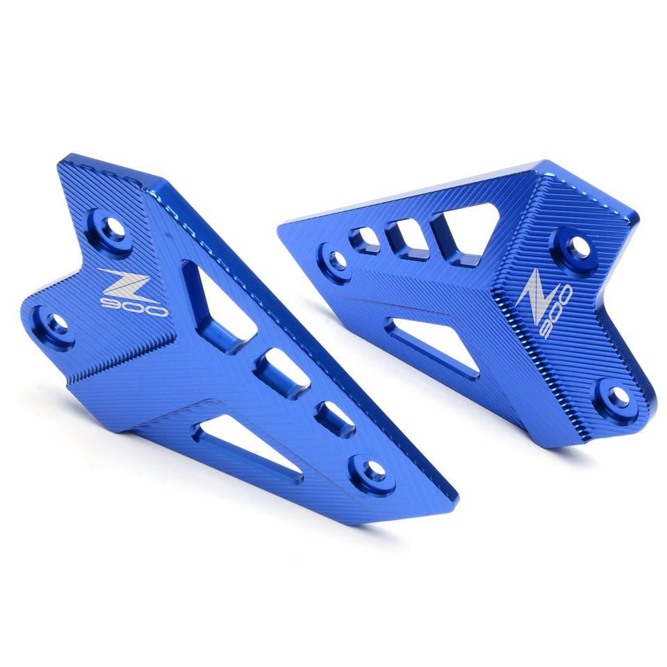 Motorcycle Accessories Foot Peg Heel Protection Protective Film Mount Heel Guard Protector For Kawasaki Z900 Z 900