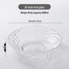 XiangChong Light Luxury Nordic Glass Fruit Bowl