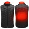 Nine-Zone USB Electric Smart Heating Vest with Carbon Fiber Warmers.