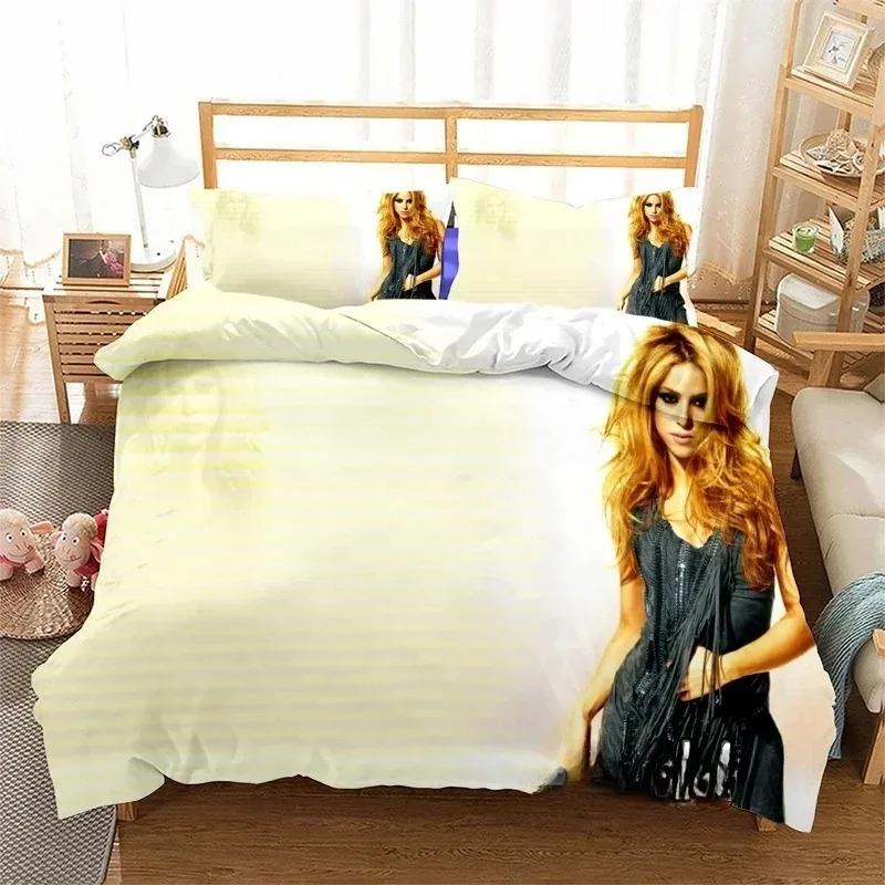 

Singer Shakira Bedding Sets Exquisite Bed Supplies Set Duvet Cover Comforter Set Bedding Set Luxury Birthday Gift Home Textiles 70x133cm 3pcs