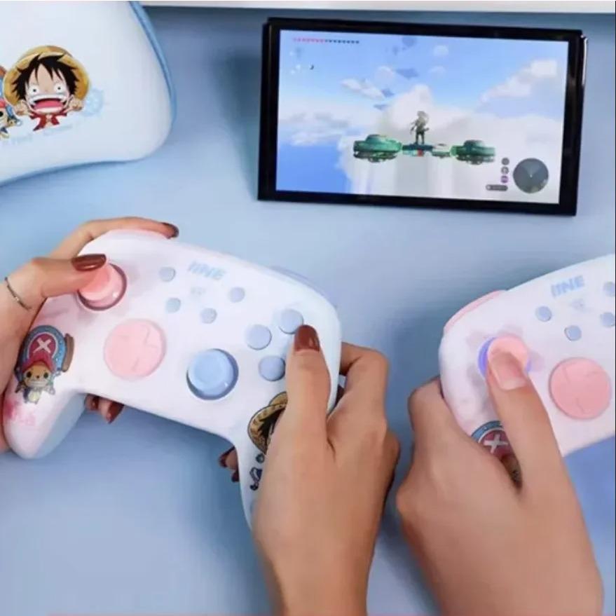 Luffy/Chopper Gamepad with Adjustable Lights Wireless Bluetooth Left and Right Hand Controllers for Switch