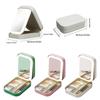 Elegant Jewelry Organizing Holder Portable Travel Jewelry Box With LED Mirror Convenient For Organizing Accessories