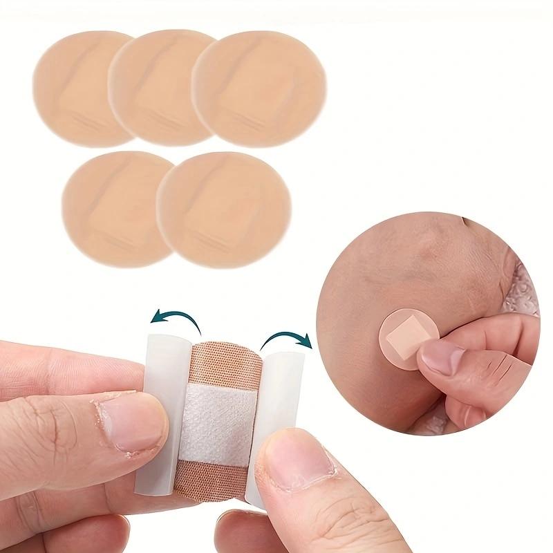 

40/100 шт. Вакцинные пластыри Стерильный гемостатический пластырь Первая помощь Водонепроницаемый Пластырь для заживления ран Адгезивная круглая повязка Пластырь для ран