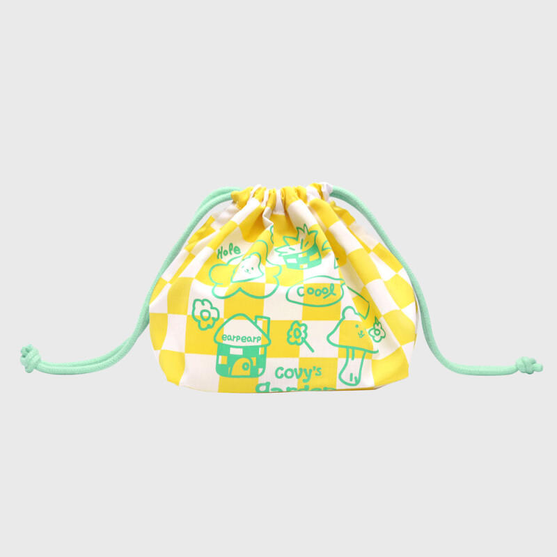 РИСУНОК САД КОВИ-ЖЕЛТЫЙ (Сумочка для струн) String pouch