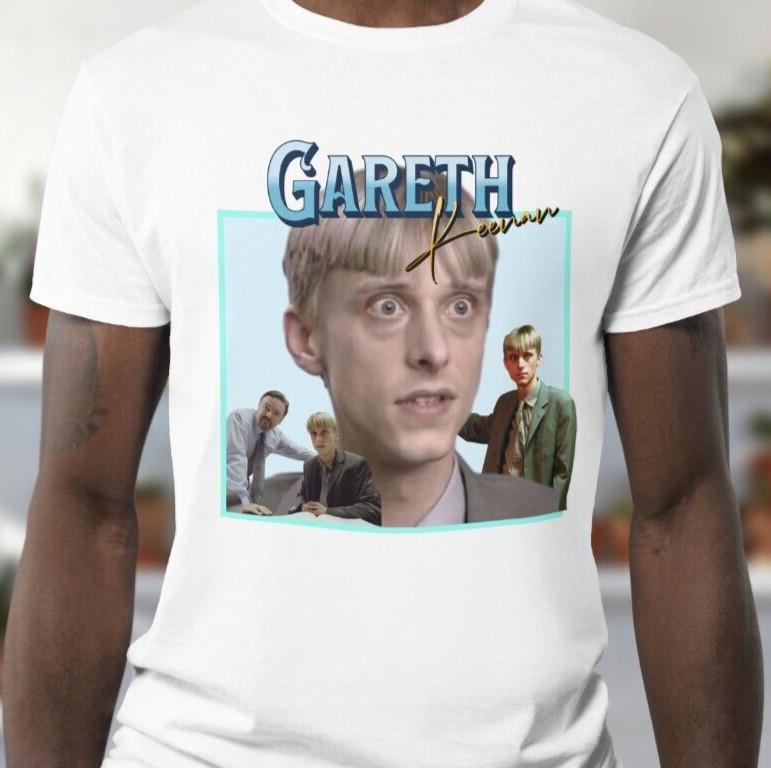 

Gareth Keenan Tshirt Funny The Office UK TV Show Shirt Ricky Gervais Steven 3XL