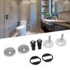 2pcs Toilet Hinges Fittings High Quality Quick Release Hinges Kits Toilet Cover Accessories Cover Screw Connector Toliet Parts