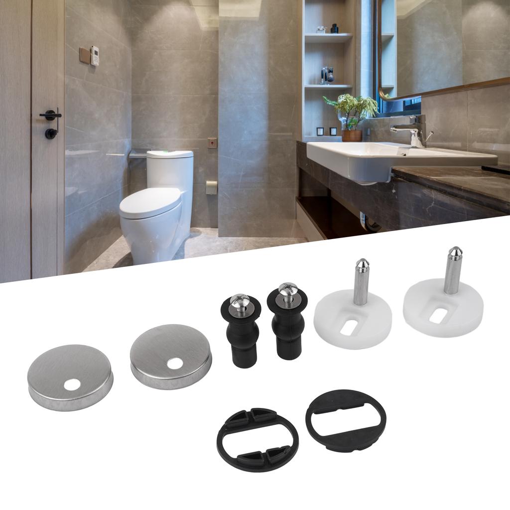 2pcs Toilet Hinges Fittings High Quality Quick Release Hinges Kits Toilet Cover Accessories Cover Screw Connector Toliet Parts