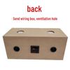 6.5-inch Double Horn Subwoofer Empty Cabinet for DIY Car Speaker/Amplifier
