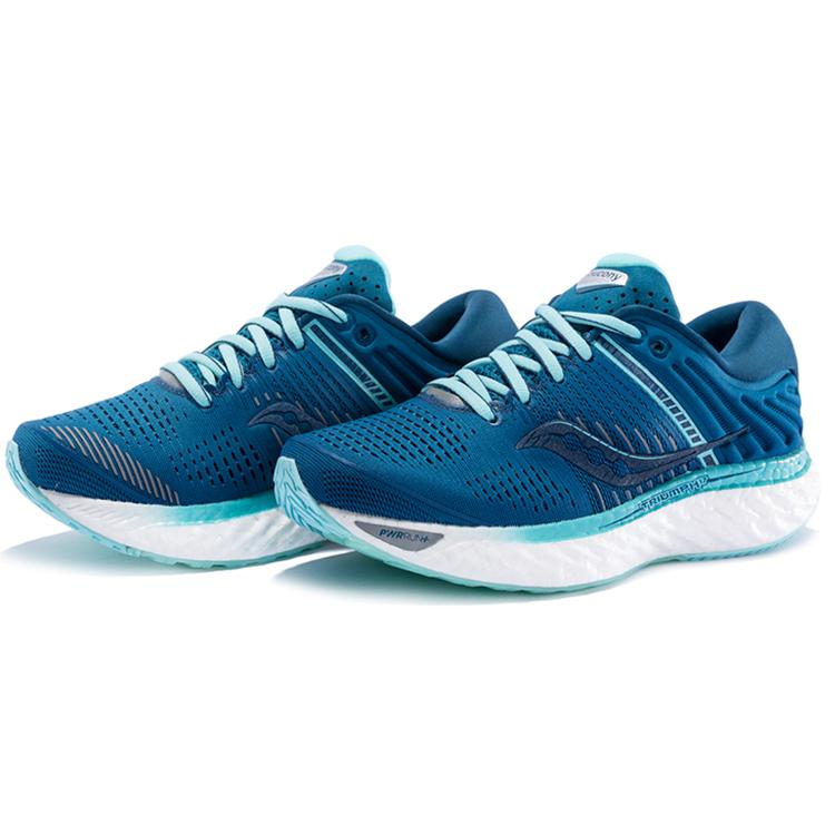 saucony Women's Triumph 17 Wide 'Blue Aqua' S10547-25
