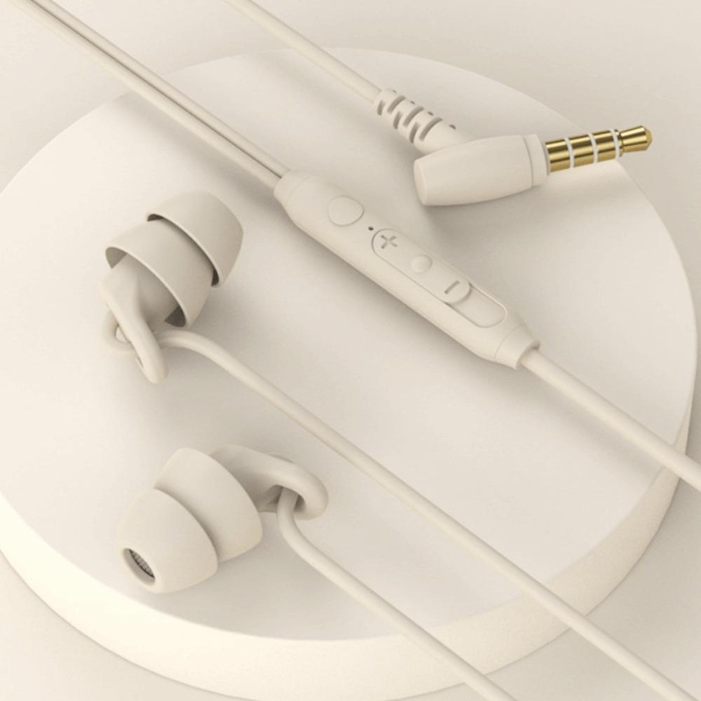 Noise Canceling Earphones in-Line Control in-Ear Earbuds Wired Headphones Wired Use