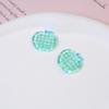 10pcs Dopamine Color Apple Translucent Buttons for Crafts Resin Accessories Clothing Sewing Supplies Sweaters Materials