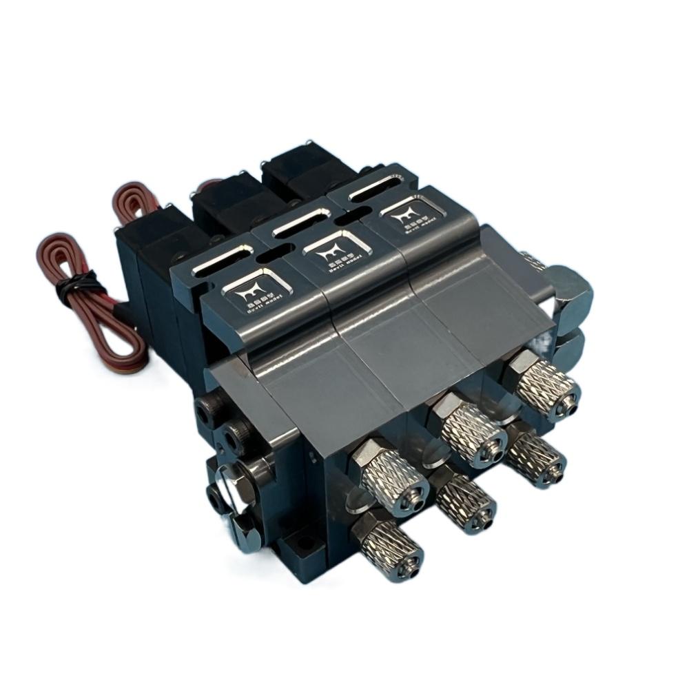 1CH To 8CH Hydraulic Control Valve Oil Return Version For 1/14 RC Excavator E010 EC160 K336