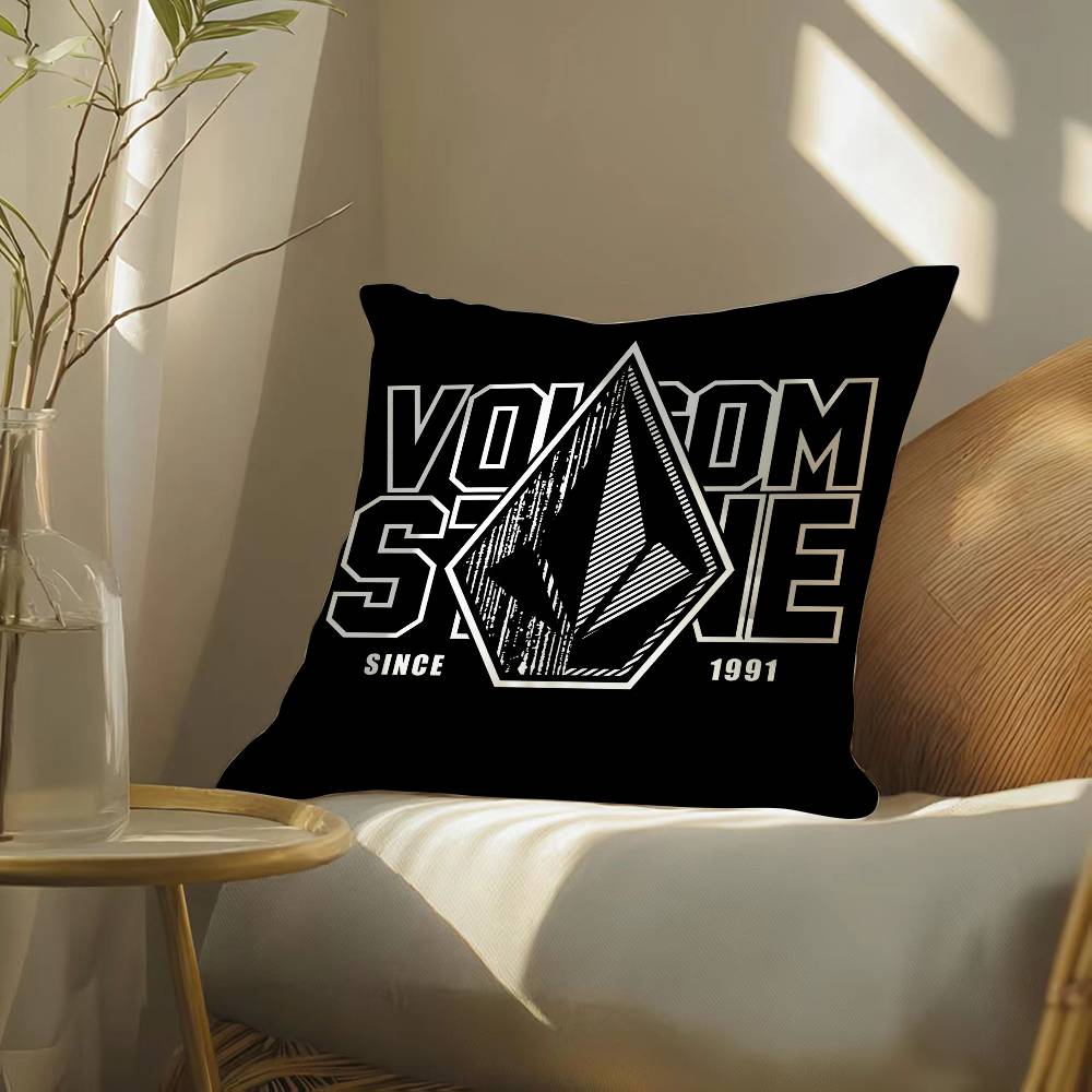 Extremsportarten Stein Volcom-V Kissenbezug Seidig elegant Komfort Sofa Bett Unsichtbarer Reißverschluss Strandkissenbezug