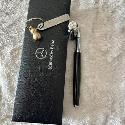 Hochwertig Für Mercedes Benz LOGO Gleicher Stil Metall Graviert Pick-up Geschenke Souvenirs Unterschriftenstifte Gelstifte Business und Büro