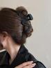 Premium Coffee-Colored Frosted Hairpin - Large All-Match Shark Clip for Elegant Hairstyles