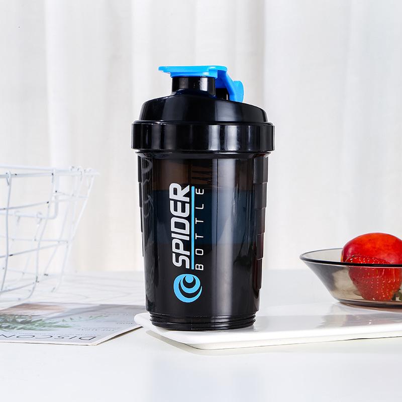 Unisex Sports Shaker Bottle - Protein Mixer & Gym Water Bottle for Outdoor Fitness