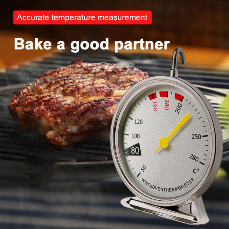 Oven Thermometers Temperature Meter Stainless Steel Oven Cooker Temperature Gauge for Household Food Baking Kitchen Accessories