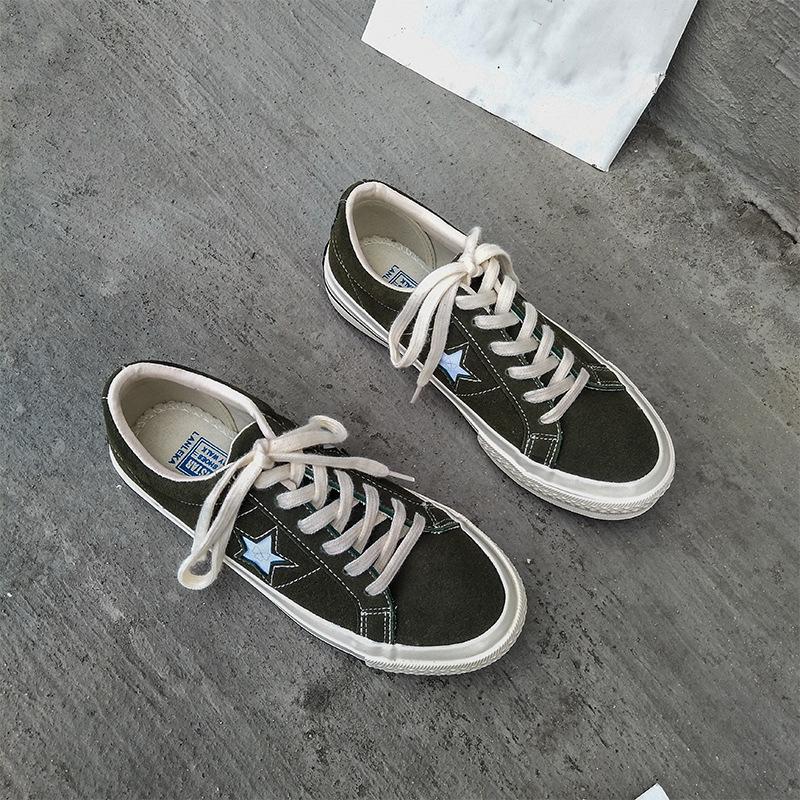 Canvas Shoes Women's Imitation Cashmere Student Versatile Board Shoes Star Shoes 313