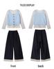 2025 Girls' Spring & Autumn Korean-Style Lace Fashion Three-Piece Set