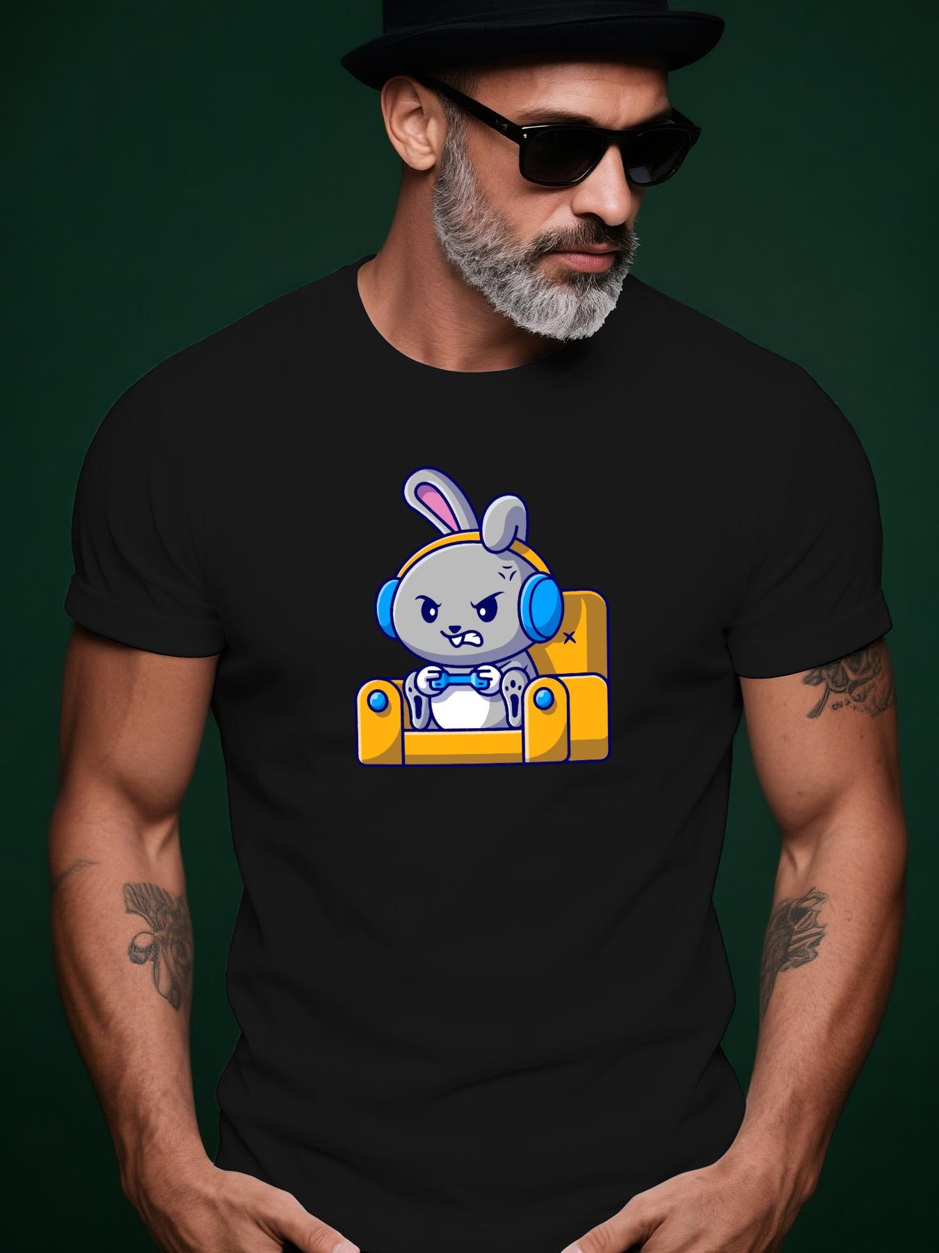 Summer Tshirt with Cute Bunny Rabbit Design XXXXL