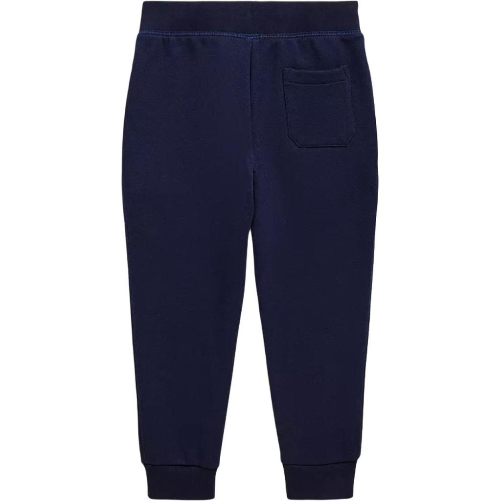 Polo Ralph Lauren Kids Knitted Sports Pants With Patch Logo And Drawstring Kids bottoms Navy-Blue 323953029-001