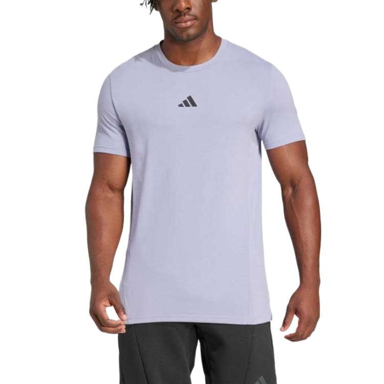 adidas Designed for Training Workout T-Shirt Asia Sizing 'Purple' Men's JI5772