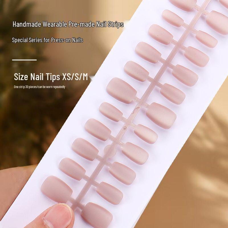 

30-Piece Removable High-End Nail Art Strips