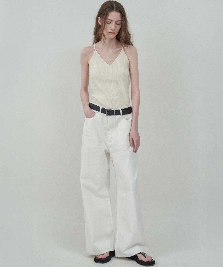 MOTT V-Neck Sleeveless - Cream