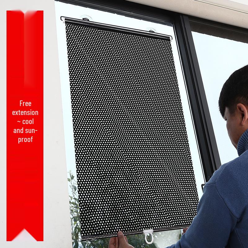 Retractable Suction Cup Car Sunshade & Home Roller Blinds