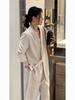 Germany's Bestseller: Women's Plus Size Spring/Autumn Two-Piece Set - Loose-Fit, Age-Defying Wide-Leg Pants