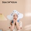 Fish Shape Cartoon Fish Headgear Cute Plush Hat Stingray Costume Hat  Halloween Cosplay