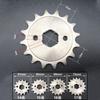 1Pcs Nickel Alloy Steel 428 14T 15T 16T 17T Tooth Sprocket for Loncin CG125 CB125 CBT125 Dirt Pit Bike Moped Scooter Motorcycle