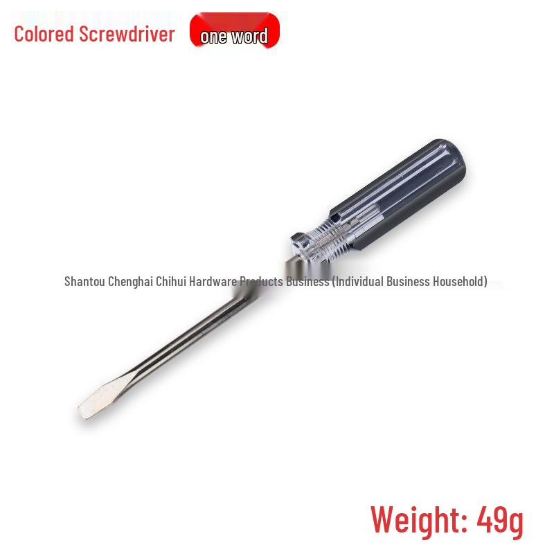 6mm Crystal Screwdriver: Magnetic Phillips & Slotted, Color Strip Design