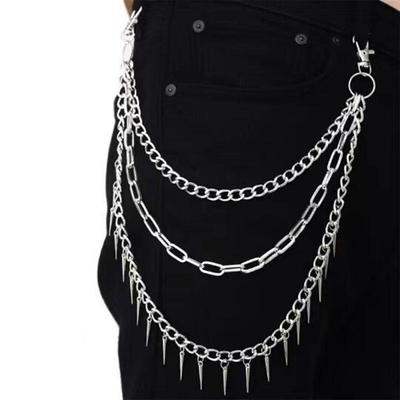 European & American Multi-layer Punk Rivet Metal Chain - Trendy Unisex Hip Hop Pants Chain