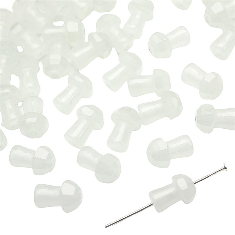 

5 шт. хрустальные стеклянные бусины в виде грибов, свободные бусины-разделители для изготовления ювелирных изделий, браслета «сделай сам», ожерелья