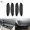 For Nissan Qashqai +2 2007 2008 2009 2010 2011 2012 2013 2014 4pcs Microfiber Leather Car Interior Door Armrest Panel Cover Trim