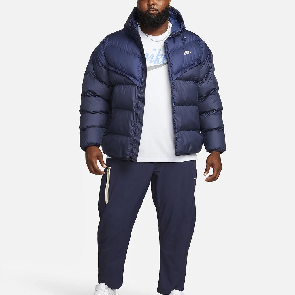 Nike Storm-Fit Windrunner Primaloft® Solid Logo Long Sleeve Hooded Jacket Men Jacket Navy-Blue FB8185-410