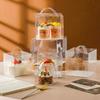Highly Transparent Integrated Hand-held Cake Box Multi Specification Optional Puff Paper Cupcake Packaging Box, Baked Dessert Display Gift Case