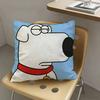 1pc Cartoon Dog F-Family Guy Pillow Case Fashion Square Pillowcase Bedroom Sofa Room Ins Decoration Leisure