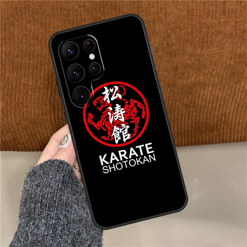 Shotokan Karate Symbol Handyhülle Für Samsung Galaxy S25 Ultra S9 S10 S20 S21 S22 Plus S24 FE S23 Ultra Rückseite