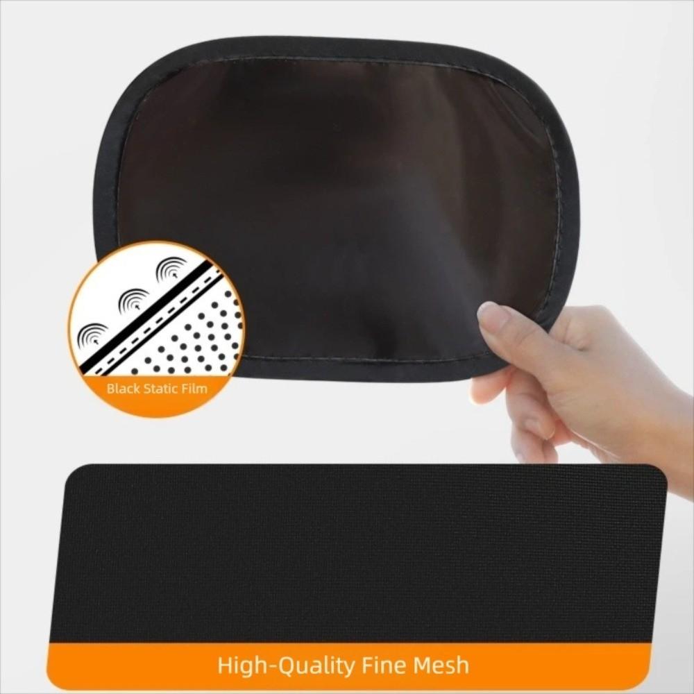 2pcs Anti-static Film Car Mini Shading Sun Protection Car Sunshade Side Window Sun Cover  Summer
