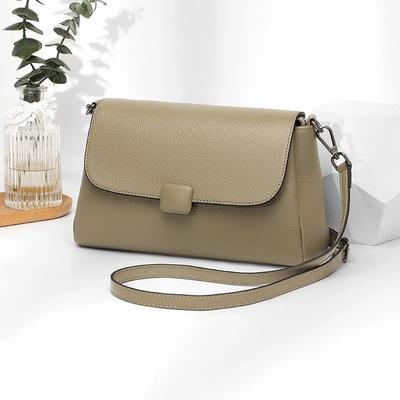 Genuine Leather Women's Single-shoulder Bag, Small Bag, Anti-theft, Special Cowhide Crossbody Bag for Work